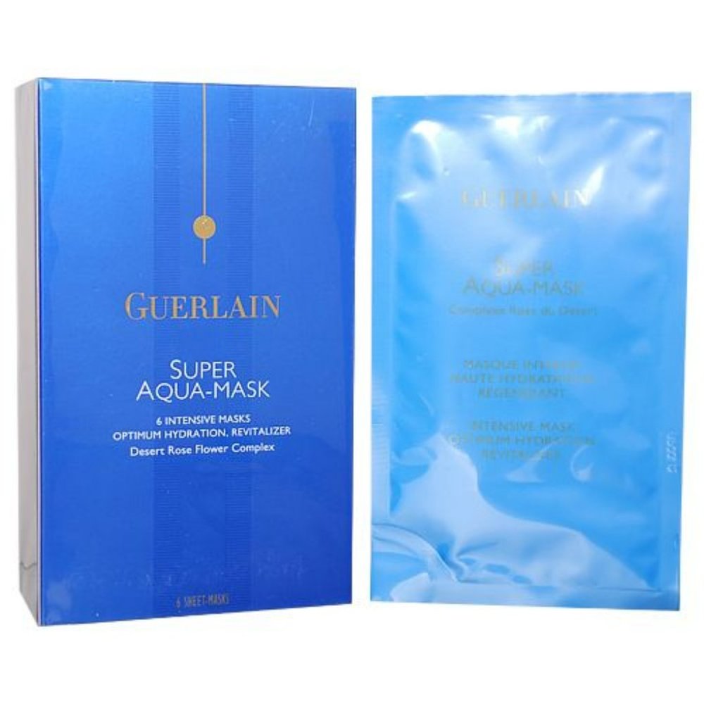 Guerlain Paris Super Aqua Intense Hydration Mask, Set of 6